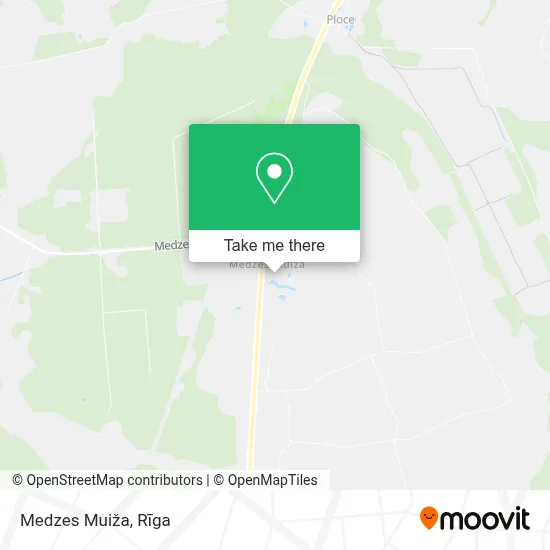 Medzes Muiža map