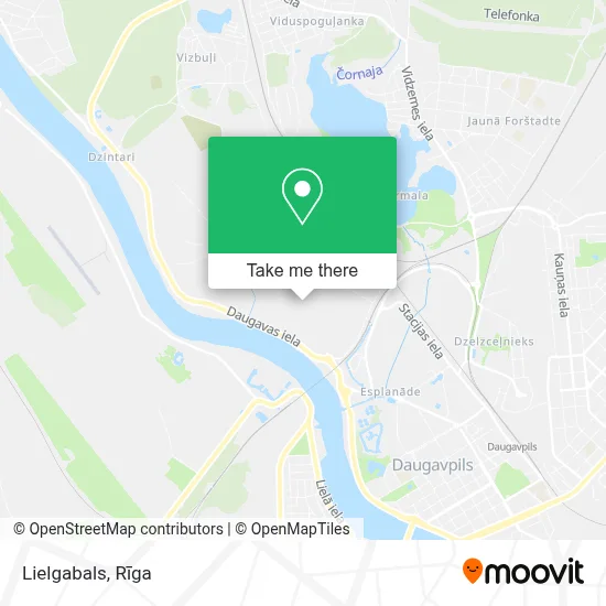 Lielgabals map