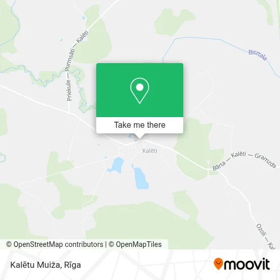Kalētu Muiža map