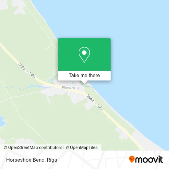 Horseshoe Bend map
