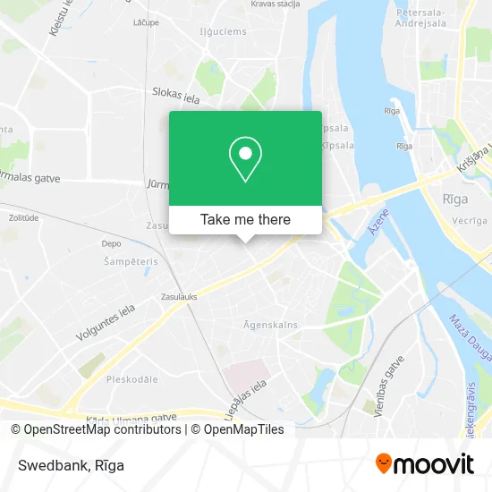Swedbank map