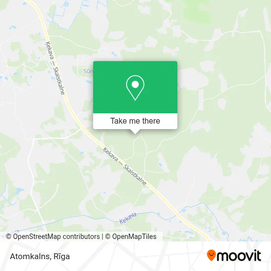 Atomkalns map