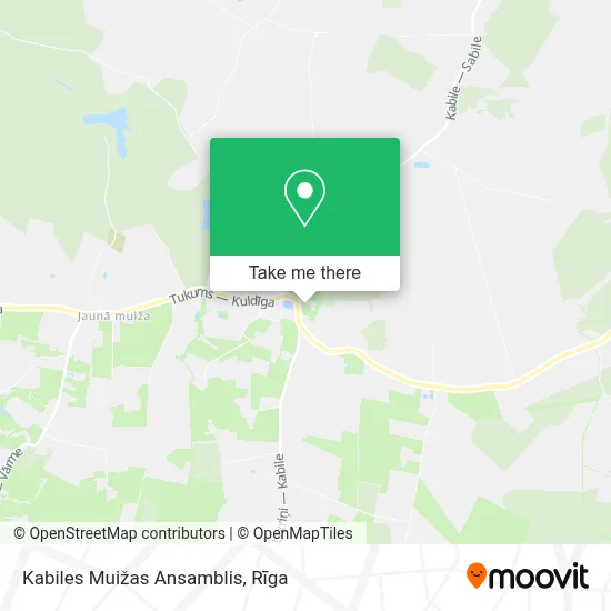Kabiles Muižas Ansamblis map