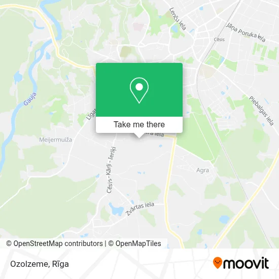 Ozolzeme map