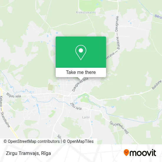 Zirgu Tramvajs map