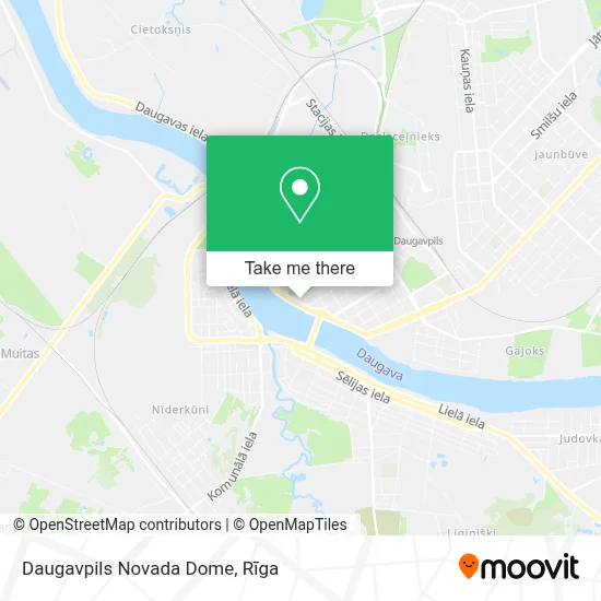 Daugavpils Novada Dome map