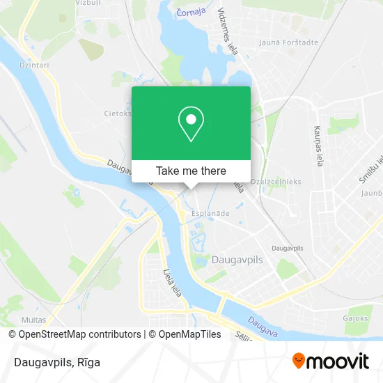 Daugavpils map