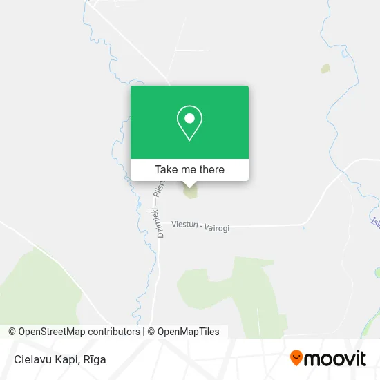 Cielavu Kapi map