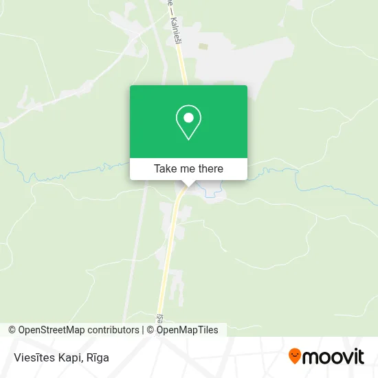 Viesītes Kapi map