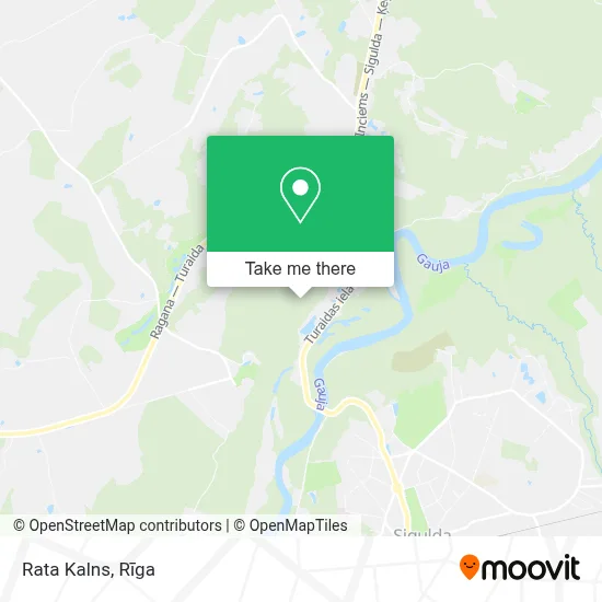 Rata Kalns map