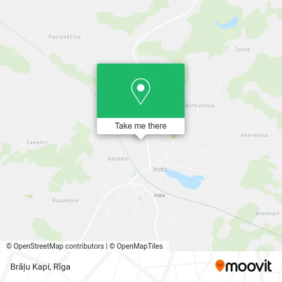 Brāļu Kapi map