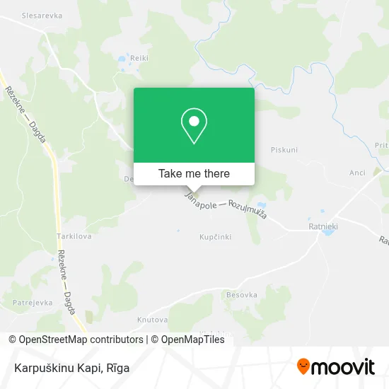 Karpuškinu Kapi map