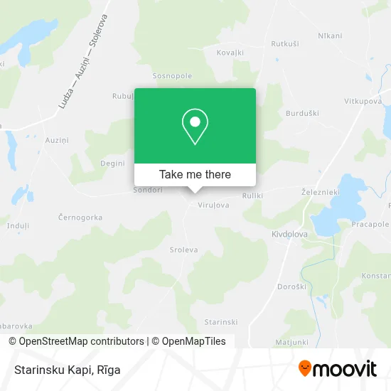 Starinsku Kapi map
