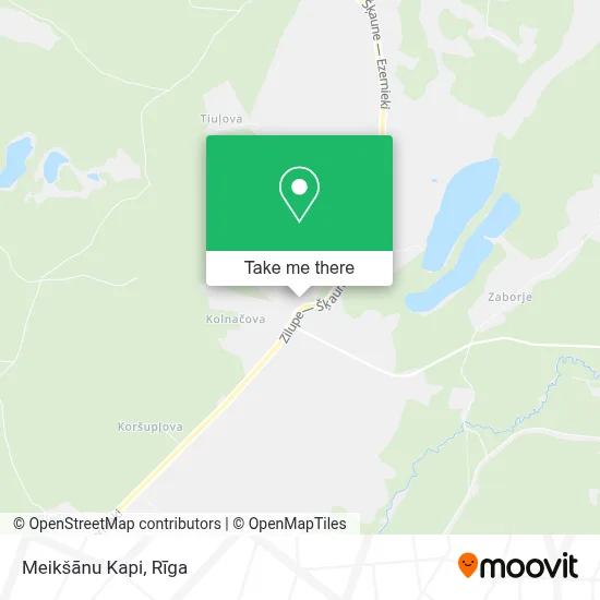 Meikšānu Kapi map