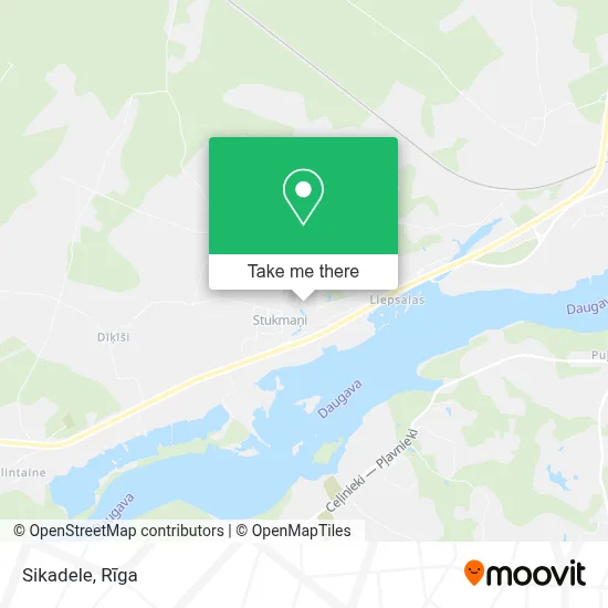 Sikadele map