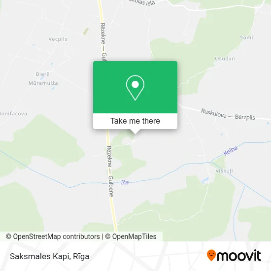 Saksmales Kapi map