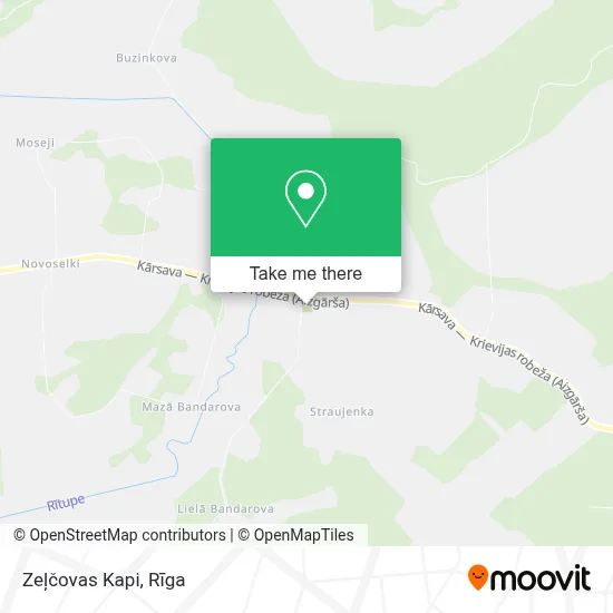 Zeļčovas Kapi map