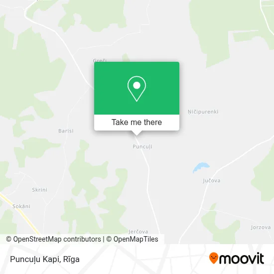 Puncuļu Kapi map