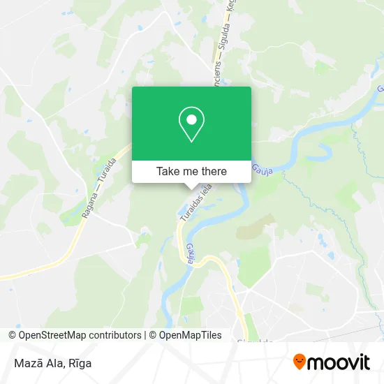Mazā Ala map
