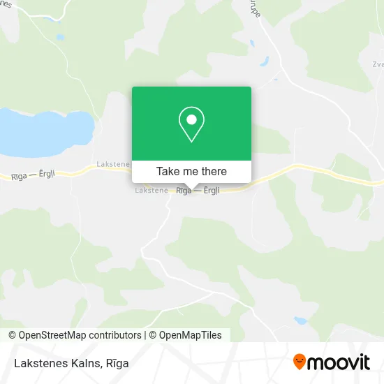 Lakstenes Kalns map