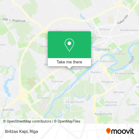 Brēžas Kapi map