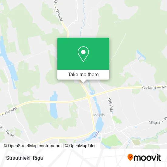 Strautnieki map