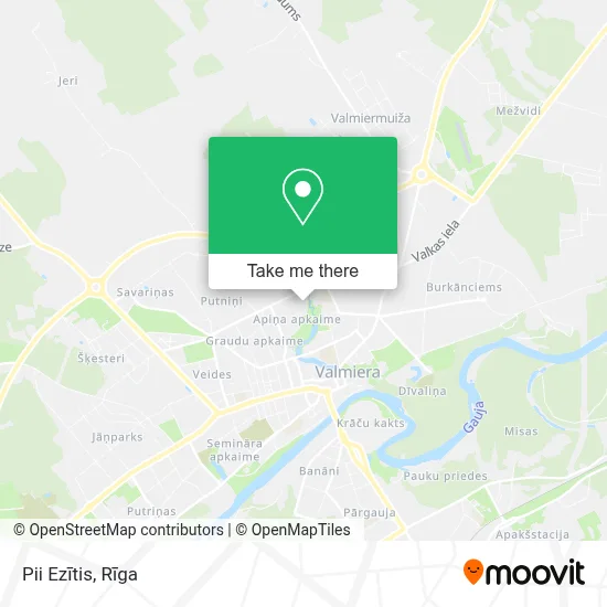 Pii Ezītis map