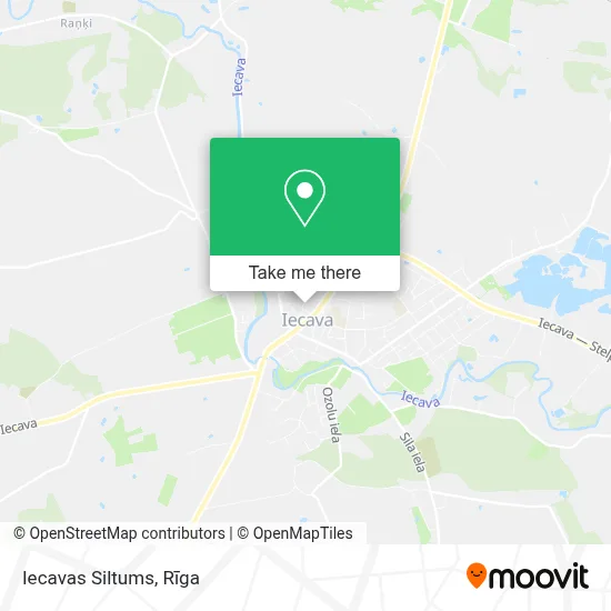 Iecavas Siltums map