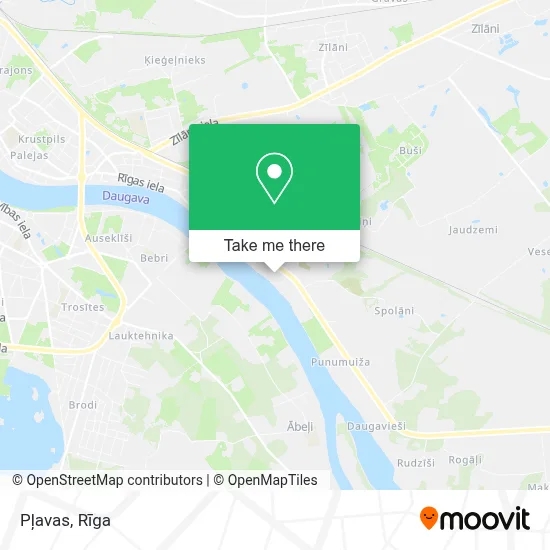 Pļavas map