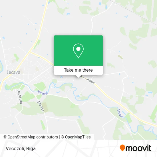 Vecozoli map