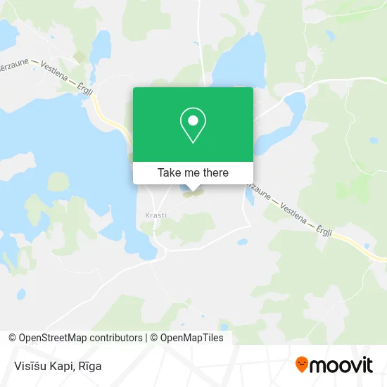 Visīšu Kapi map