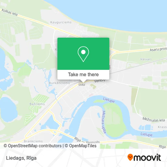 Liedags map