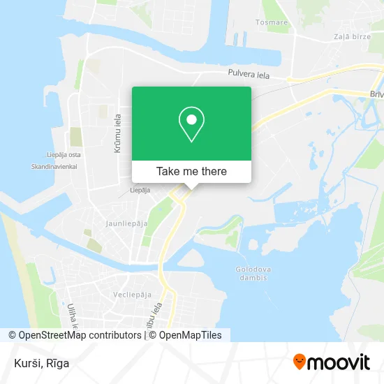 Kurši map