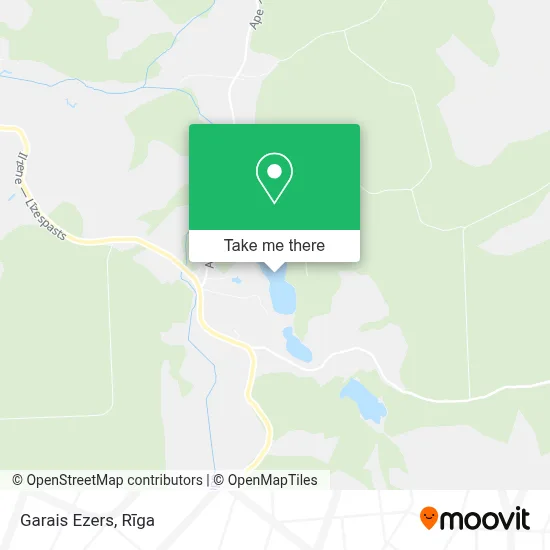 Garais Ezers map