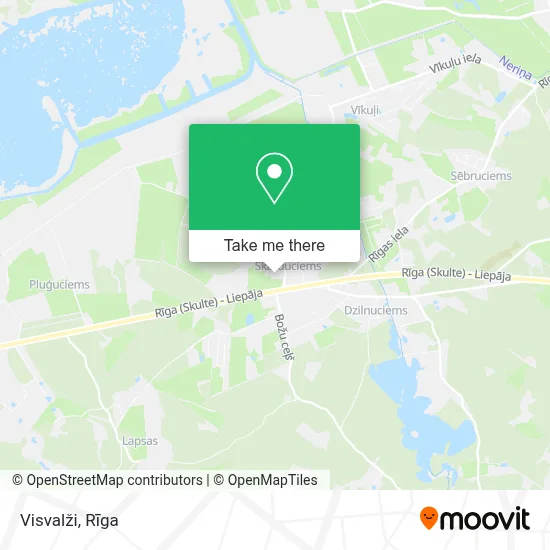 Visvalži map
