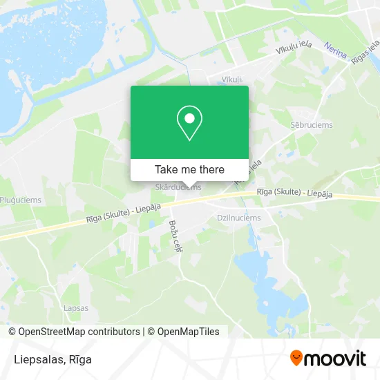 Liepsalas map