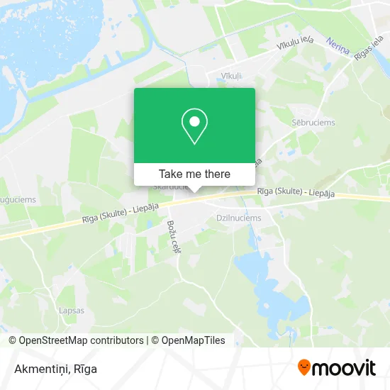 Akmentiņi map