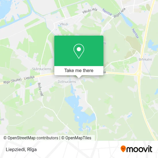 Liepziedi map