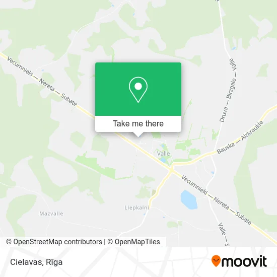 Cielavas map