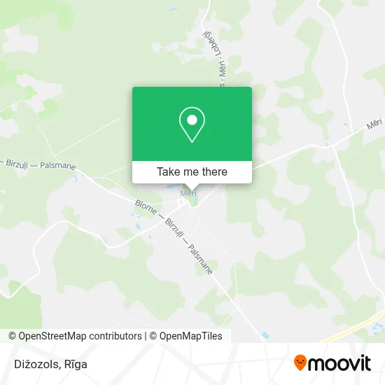 Dižozols map