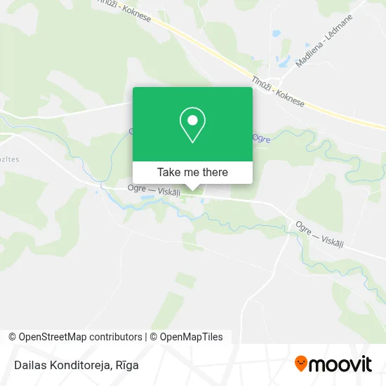 Dailas Konditoreja map