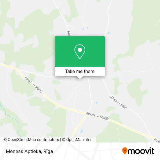 Meness Aptieka map