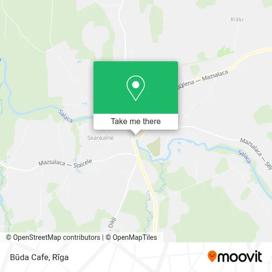 Būda Cafe map