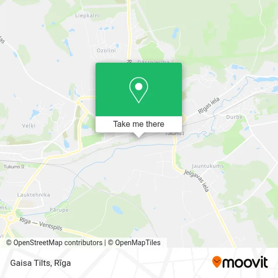 Gaisa Tilts map