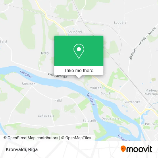 Kronvaldi map