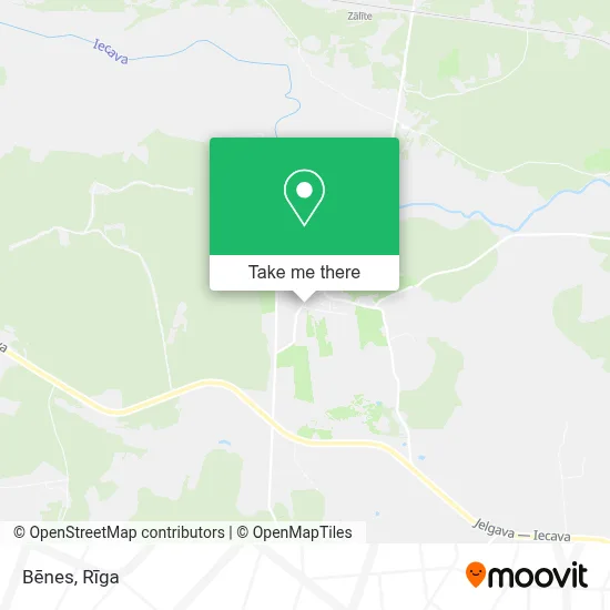Bēnes map