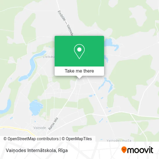 Vaiņodes Internātskola map