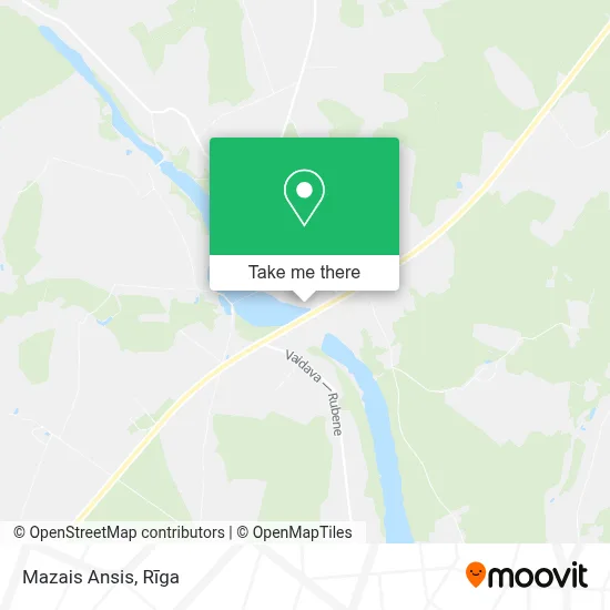 Mazais Ansis map