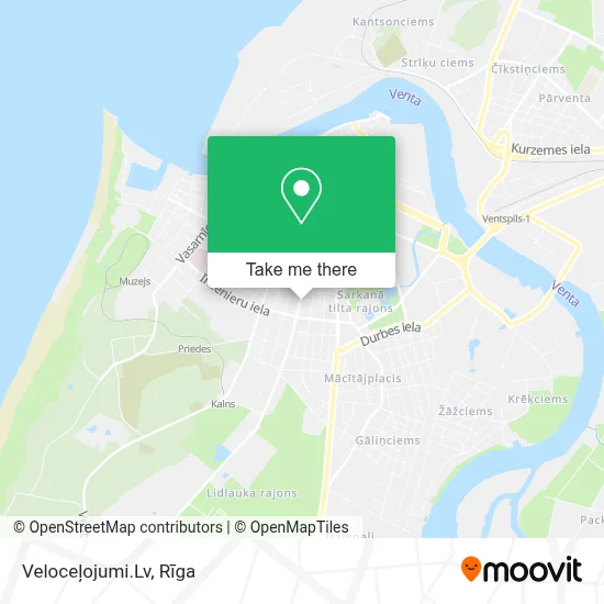 Veloceļojumi.Lv map