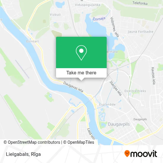 Lielgabals map